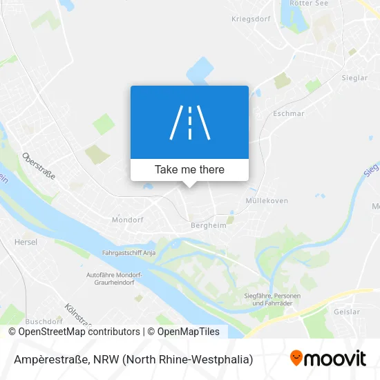 Карта Ampèrestraße