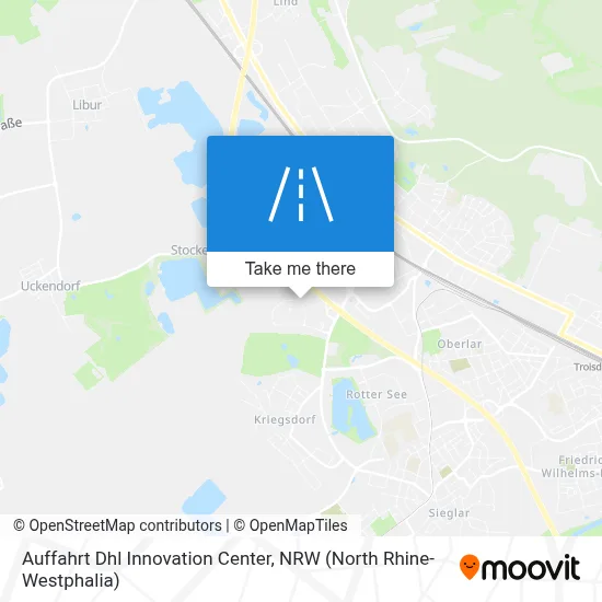 Auffahrt Dhl Innovation Center map