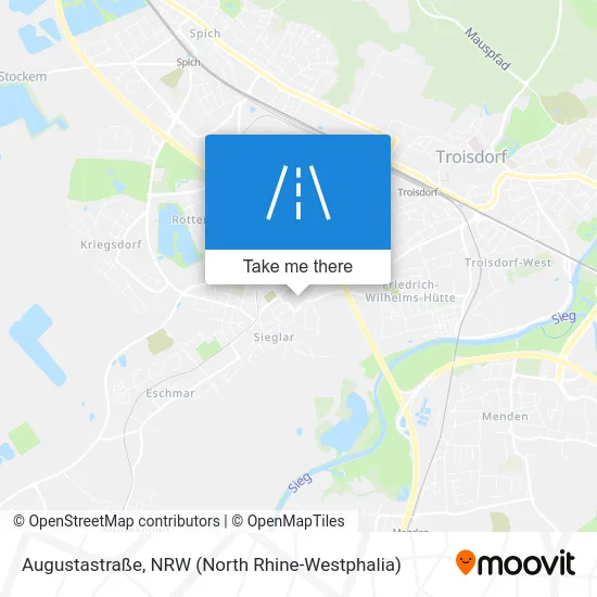 Карта Augustastraße
