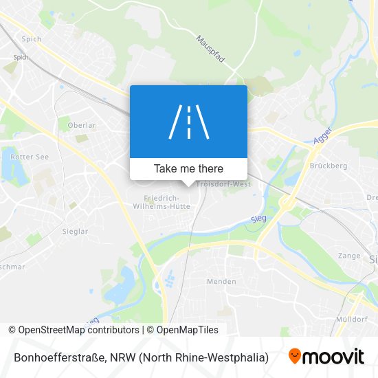 Bonhoefferstraße map