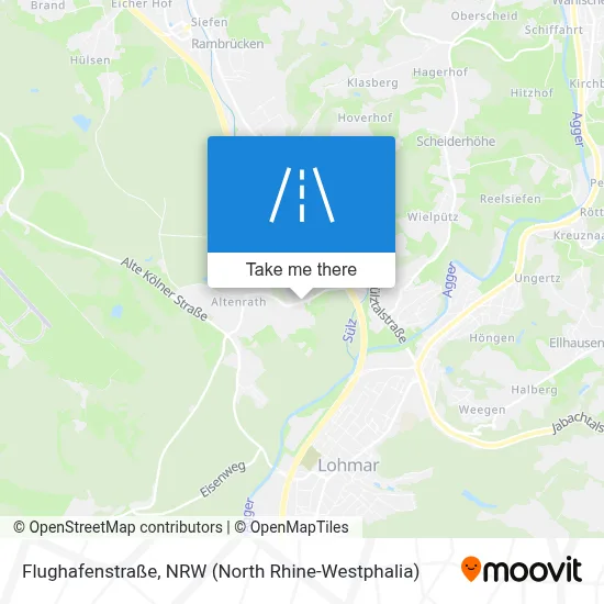 Flughafenstraße map