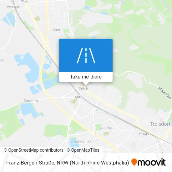 Карта Franz-Bergen-Straße