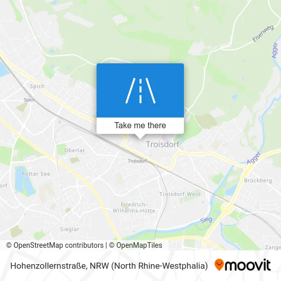 Карта Hohenzollernstraße