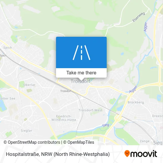Карта Hospitalstraße