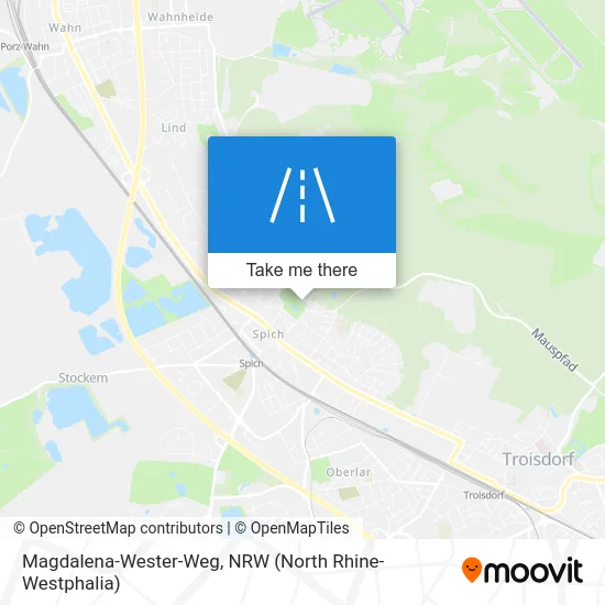 Magdalena-Wester-Weg map