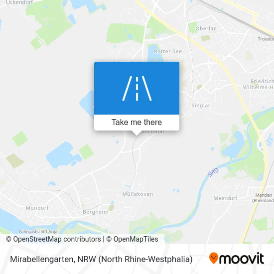 Mirabellengarten map