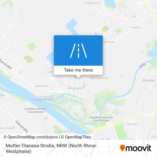 Карта Mutter-Theresa-Straße