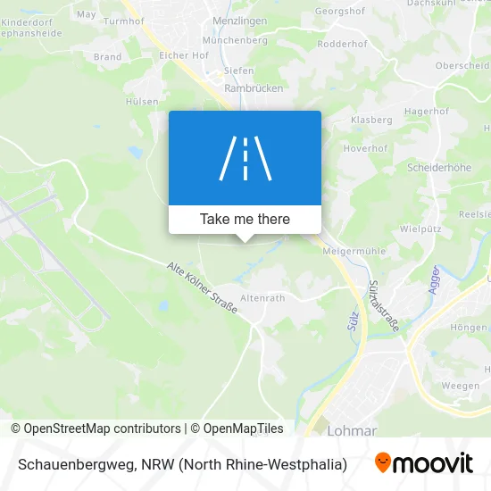 Schauenbergweg map