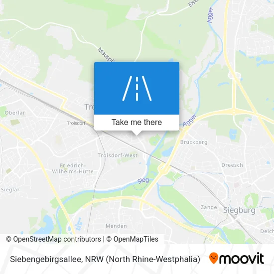 Карта Siebengebirgsallee