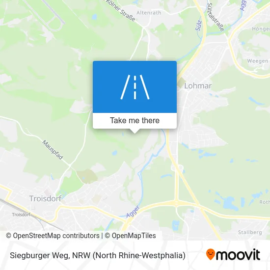 Siegburger Weg map