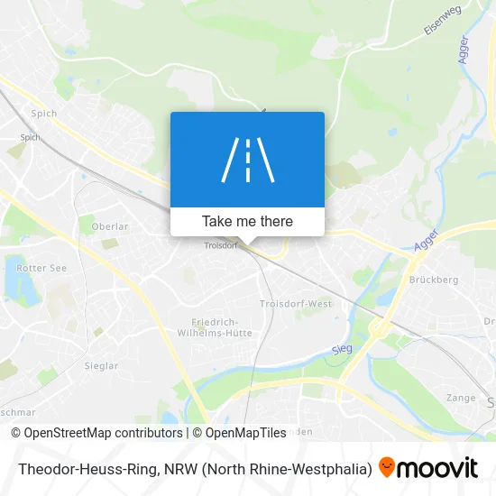 Theodor-Heuss-Ring map