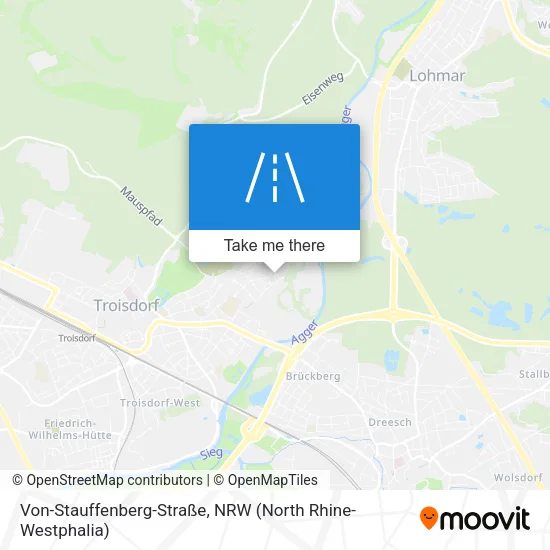 Карта Von-Stauffenberg-Straße