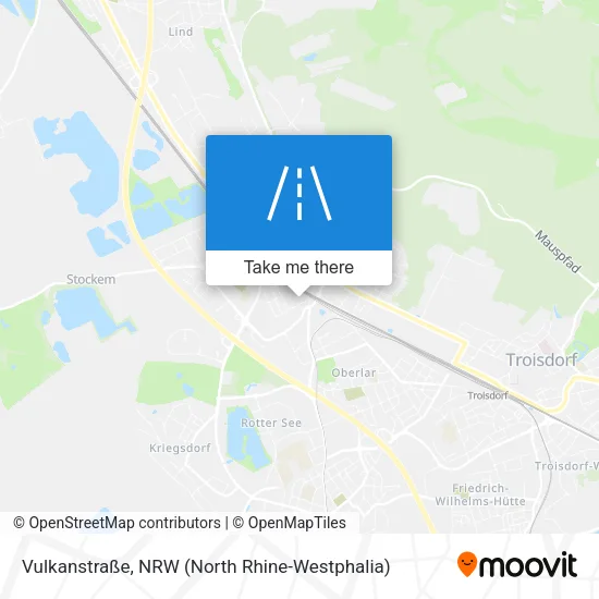Vulkanstraße map