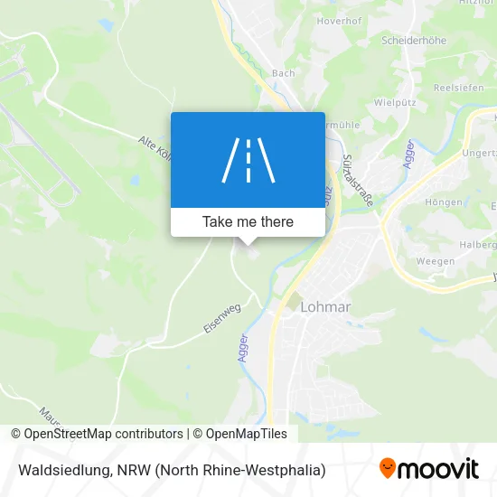 Карта Waldsiedlung