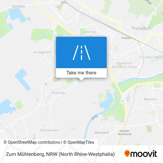 Zum Mühlenberg map