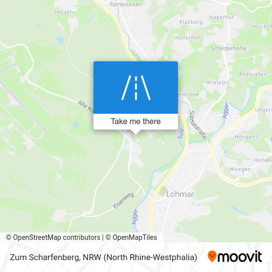 Карта Zum Scharfenberg