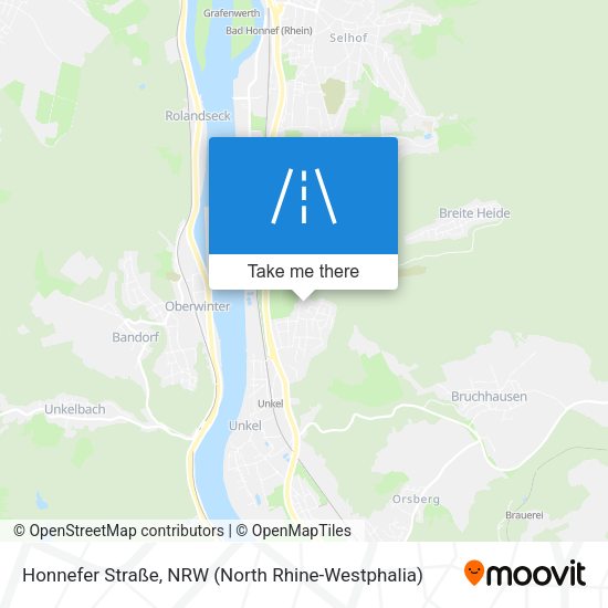 Honnefer Straße map