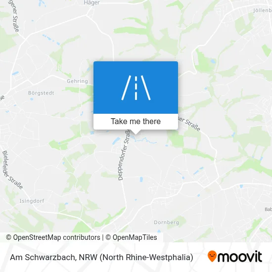 Am Schwarzbach map