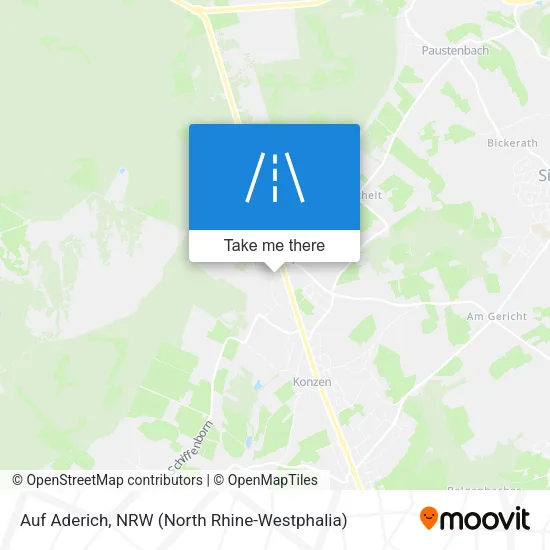 Карта Auf Aderich