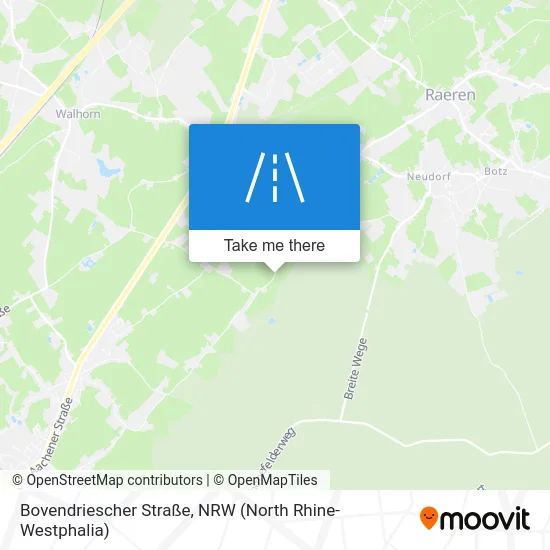 Карта Bovendriescher Straße