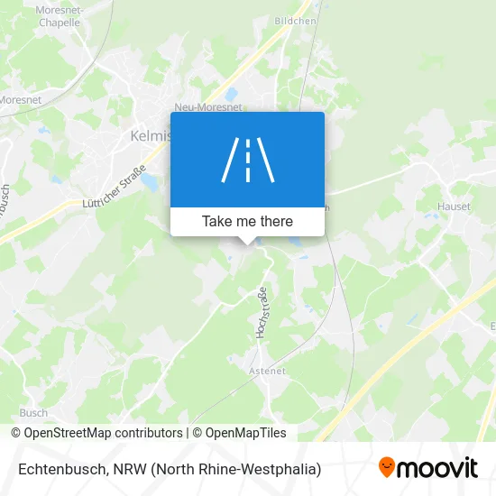 Echtenbusch map
