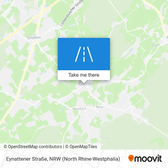 Карта Eynattener Straße
