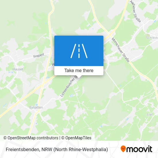 Карта Freientsbenden