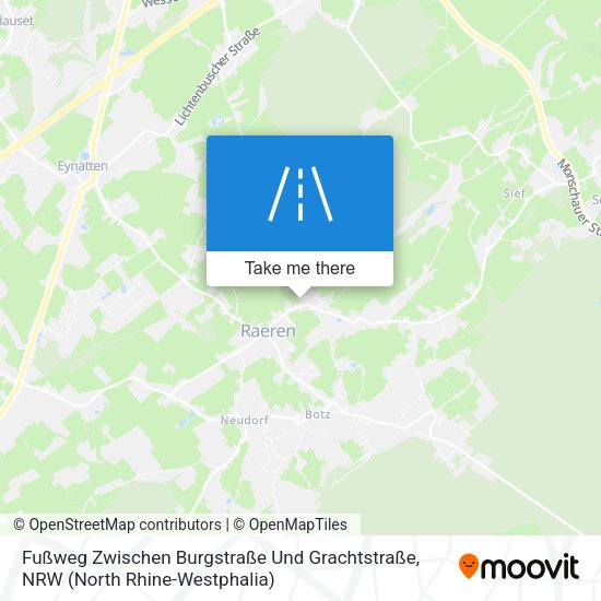 Fußweg Zwischen Burgstraße Und Grachtstraße map