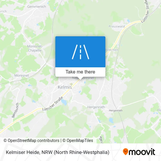 Карта Kelmiser Heide
