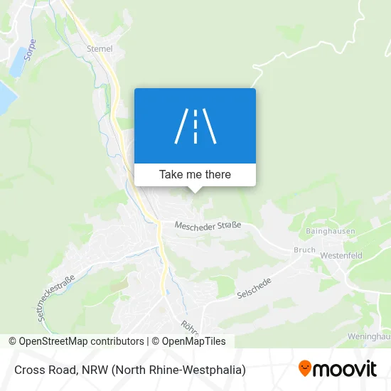 Kreuzweg map