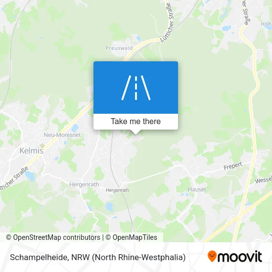 Карта Schampelheide