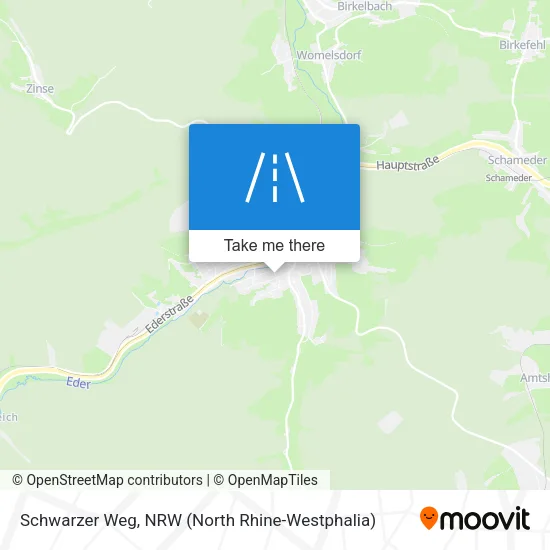 Карта Schwarzer Weg