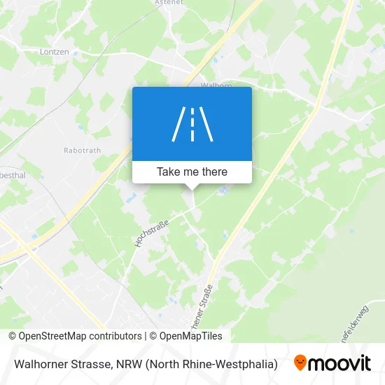 Walhorner Strasse map