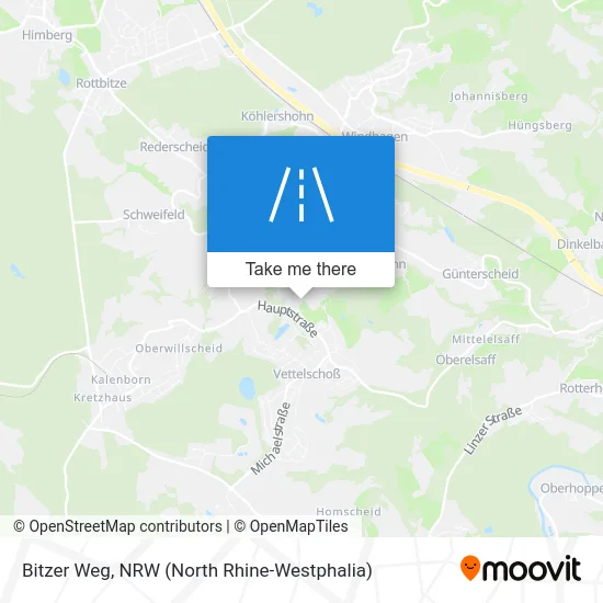 Bitzer Weg map