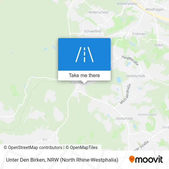 Карта Unter Den Birken