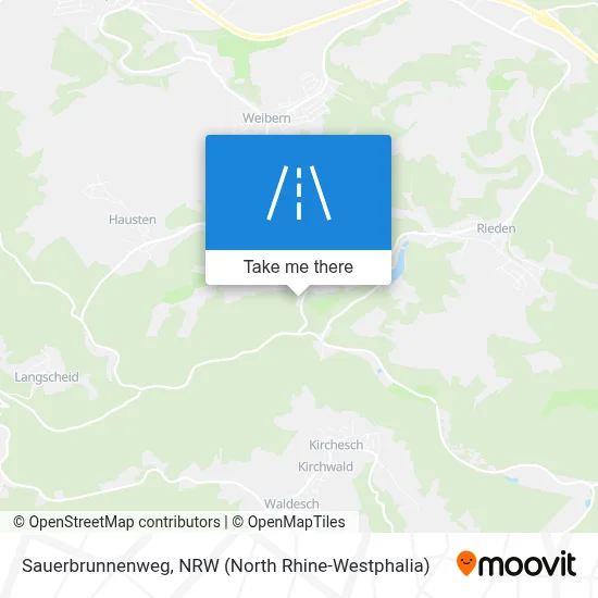 Sauerbrunnenweg map