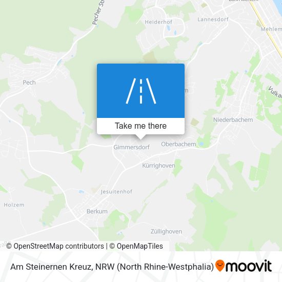 Am Steinernen Kreuz map