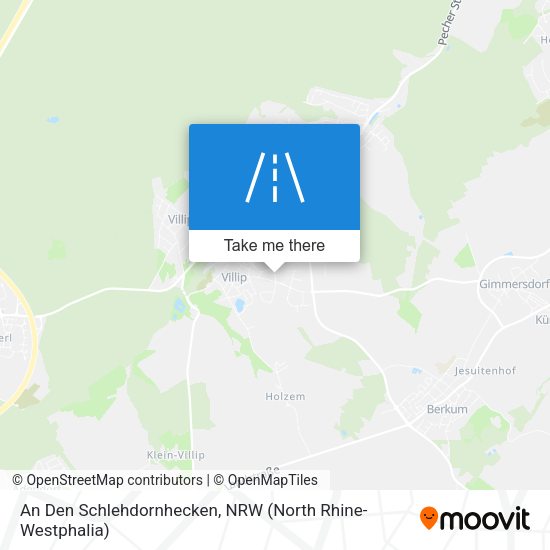 An Den Schlehdornhecken map
