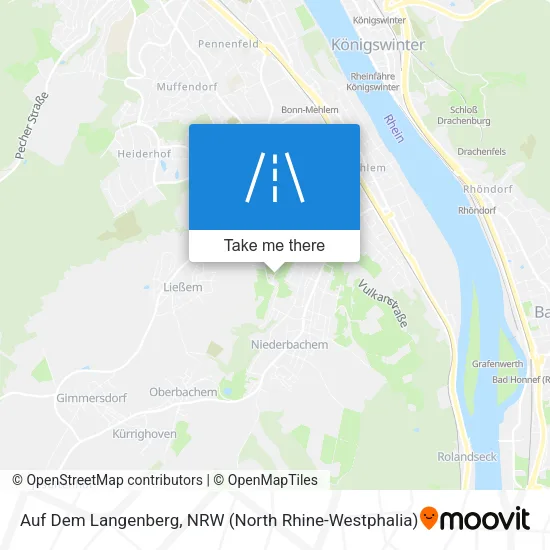 Карта Auf Dem Langenberg