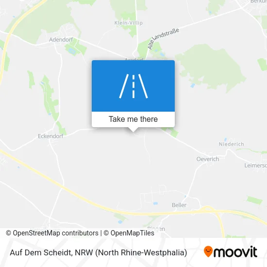 Карта Auf Dem Scheidt