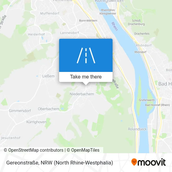 Gereonstraße map