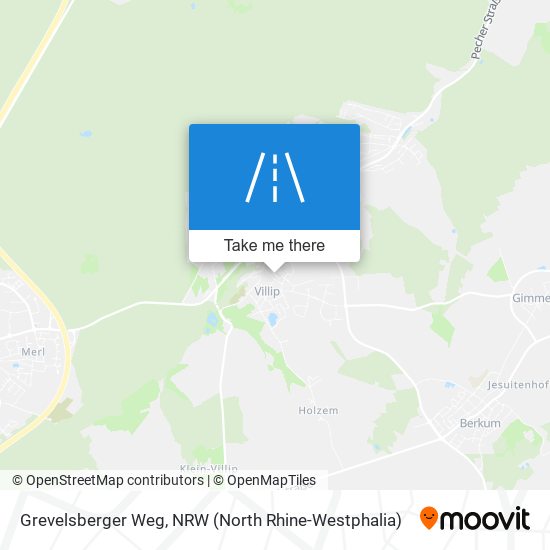 Grevelsberger Weg map