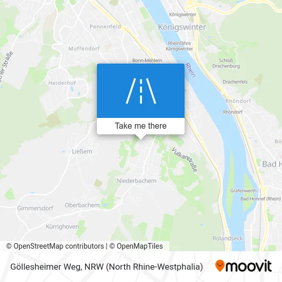 Карта Göllesheimer Weg
