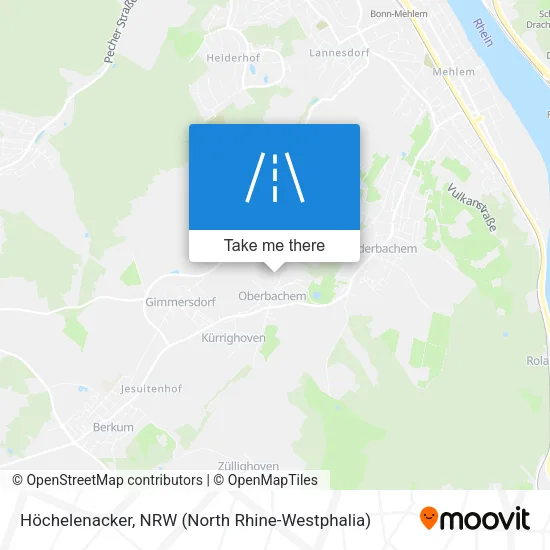 Карта Höchelenacker