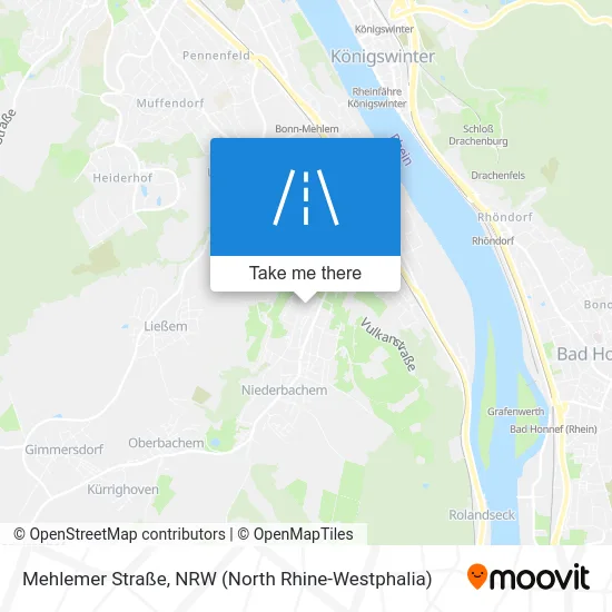 Карта Mehlemer Straße