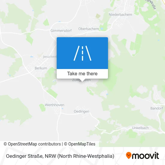 Oedinger Straße map