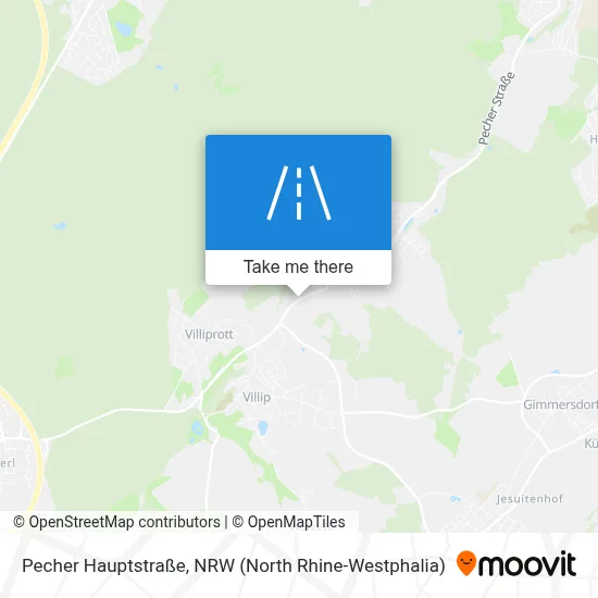 Pecher Hauptstraße map