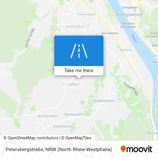 Petersbergstraße map