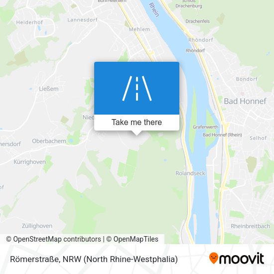 Römerstraße map