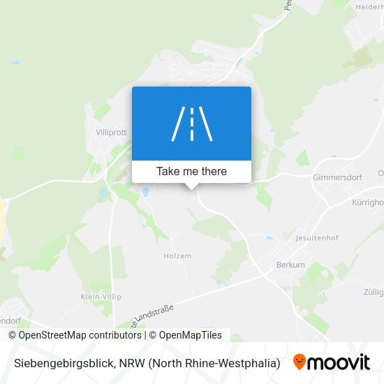 Siebengebirgsblick map
